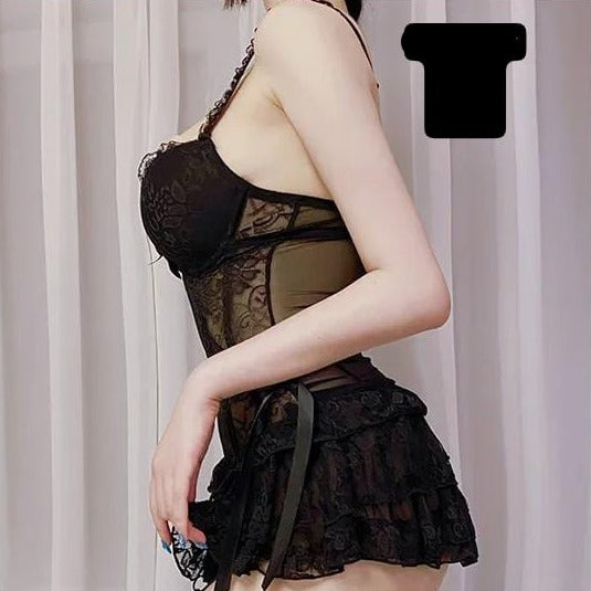2-Piece Short Nighty Set - Nighty and Panty - Article - R02