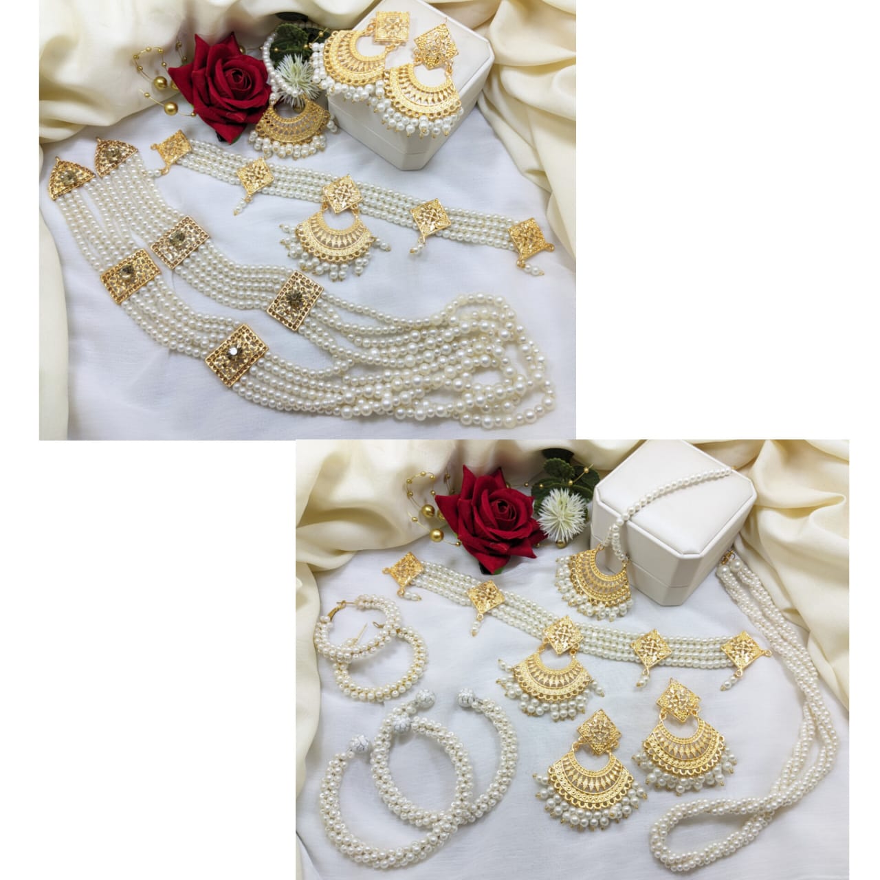Exquisite Mala Pearl Set