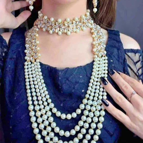 Kundan Mala Set with Pearls
