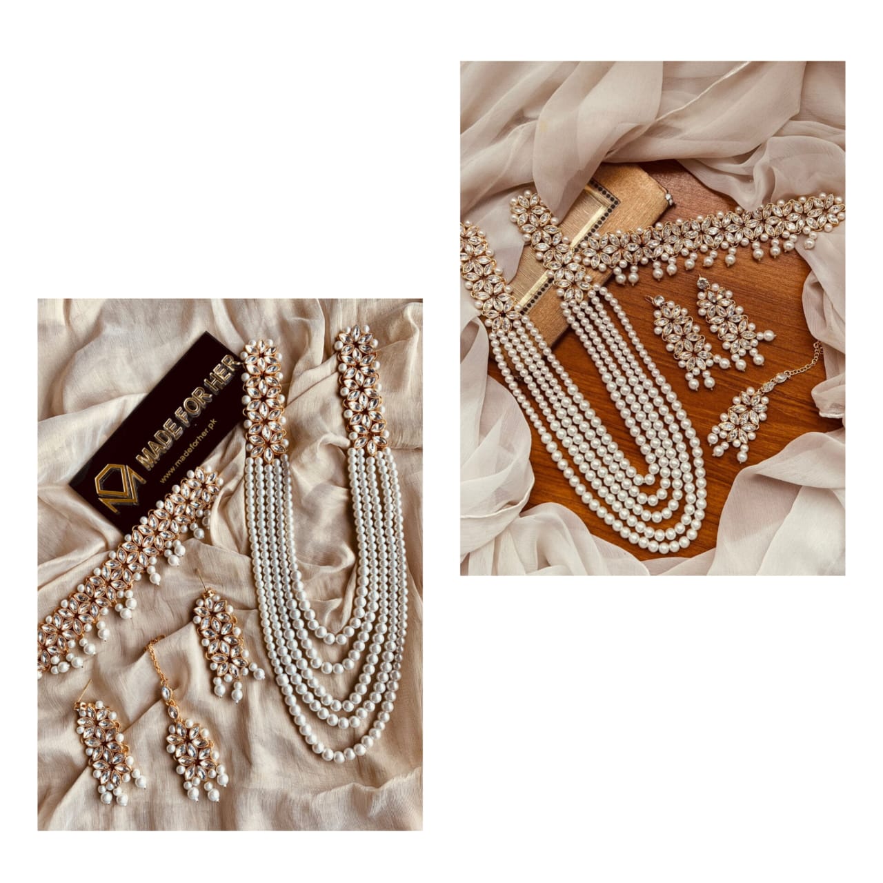 Kundan Mala Set with Pearls