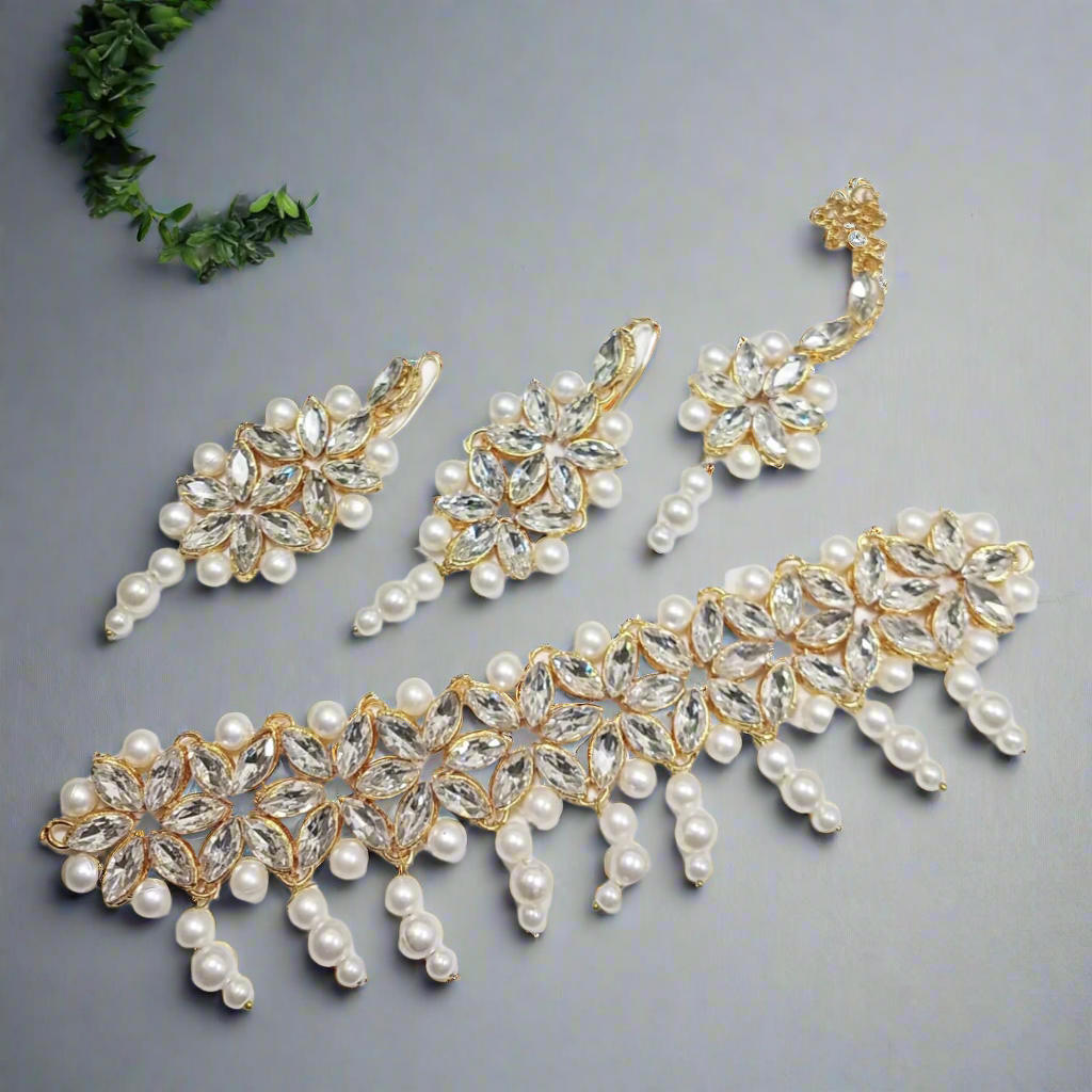 Kundan Pearl Choker Set
