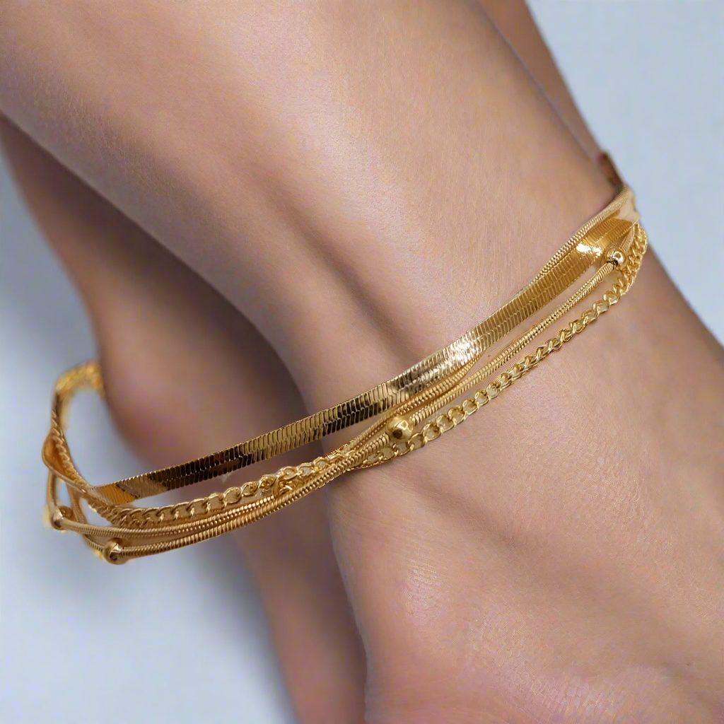 Bracelet And Anklet - Wrist & Ankle Chic