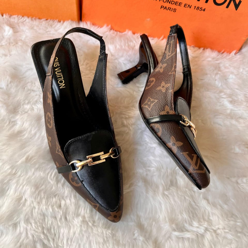 LV Inspired Court Shoes