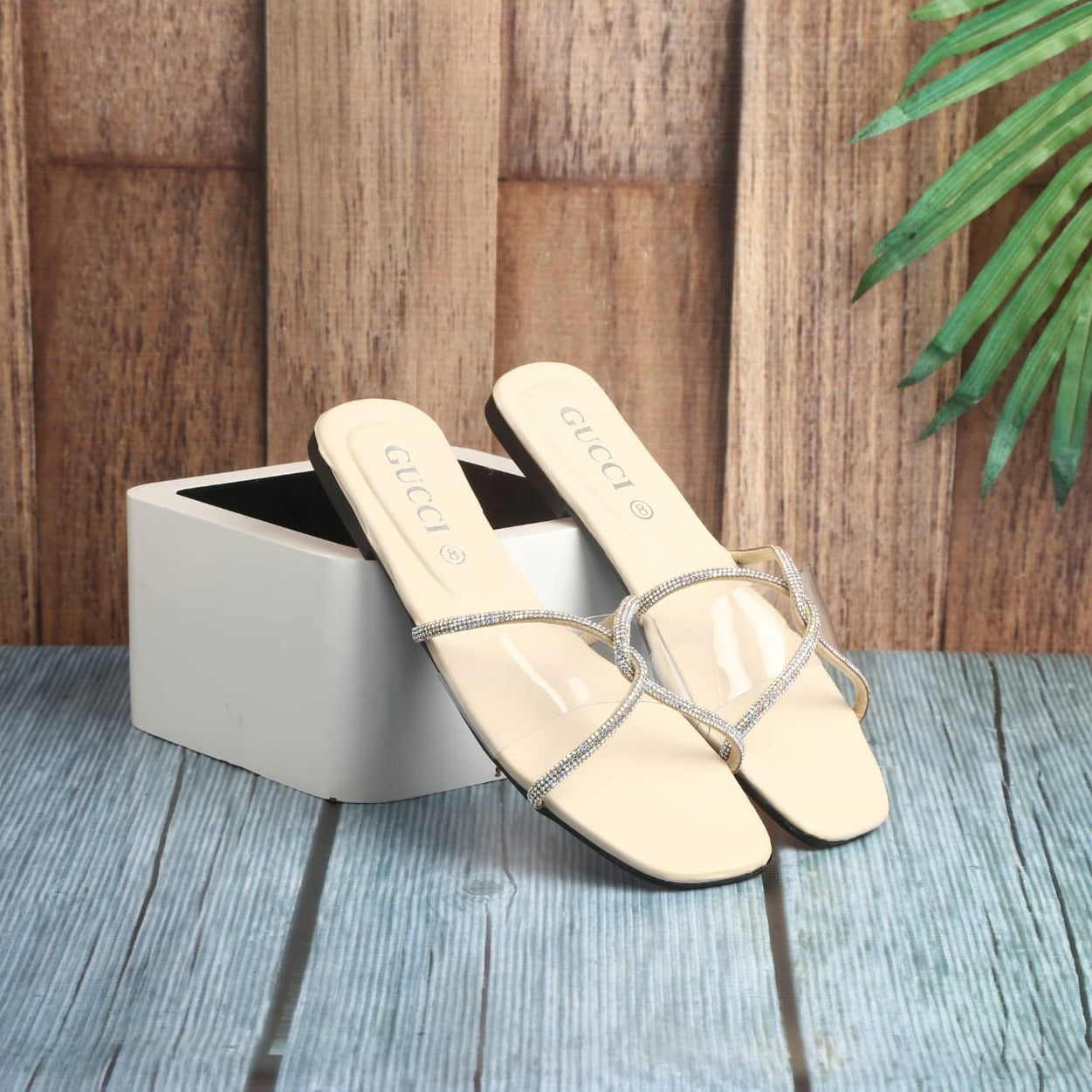 Ladies Cross String Flats