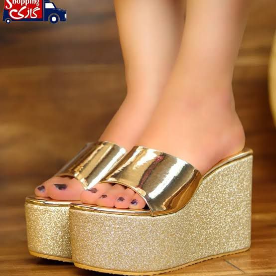 Jimmy choo Metallic Leather Wedges