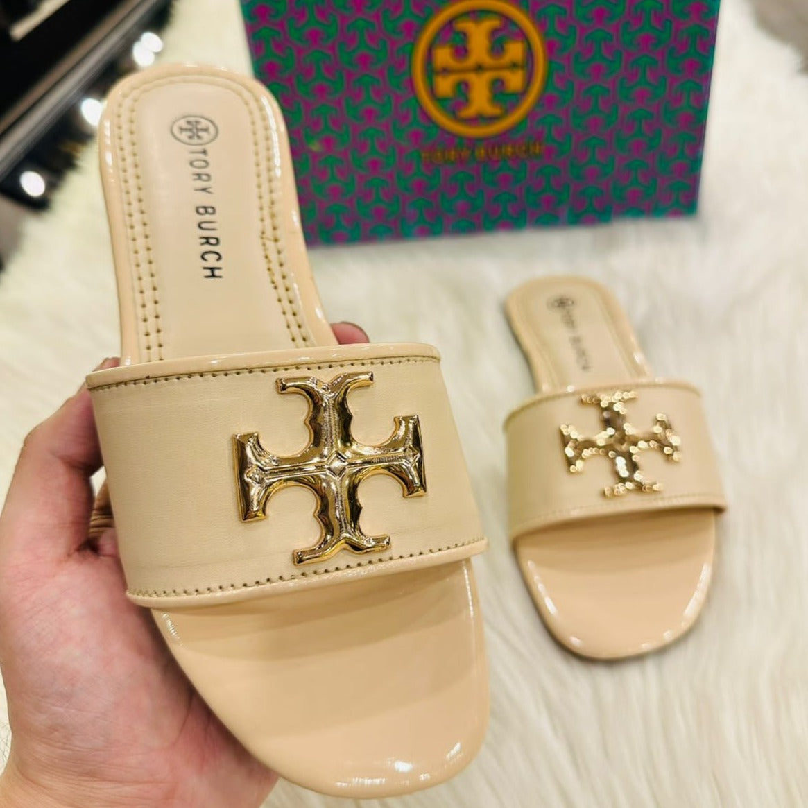 Tory Burch Bow Knot Slippers