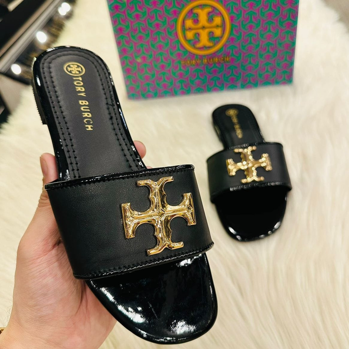 Tory Burch Bow Knot Slippers