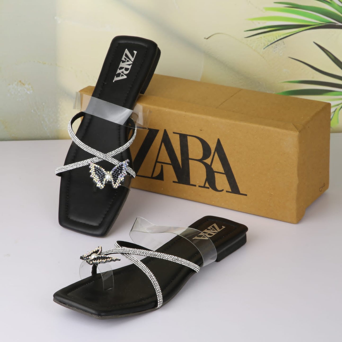 Zara Butterfly Flats
