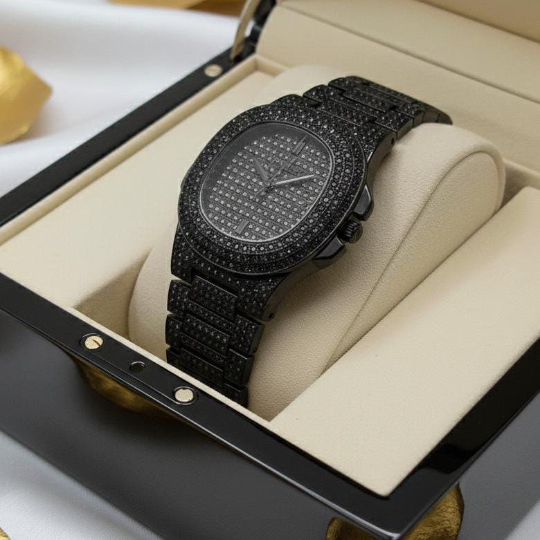 Fancy Diamond Stone Watch