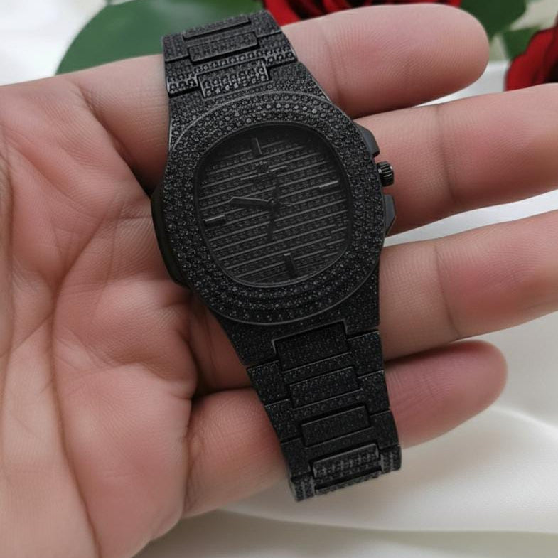 Fancy Diamond Stone Watch