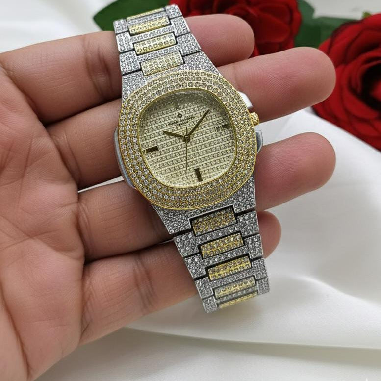 Fancy Diamond Stone Watch