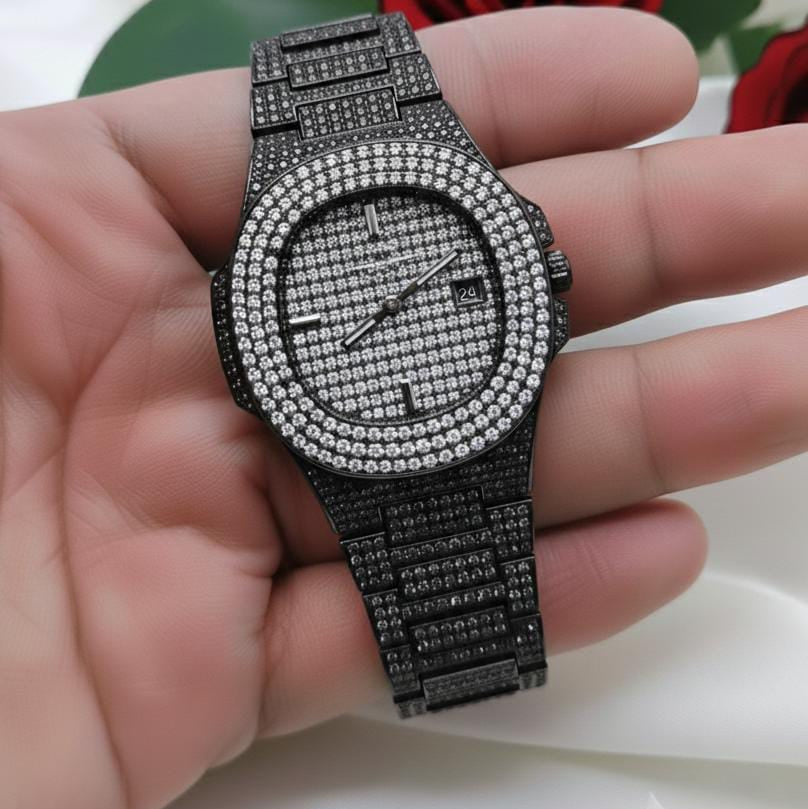 Fancy Diamond Stone Watch