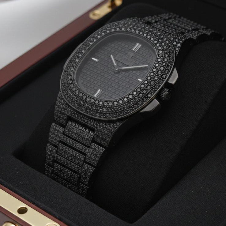 Fancy Diamond Stone Watch