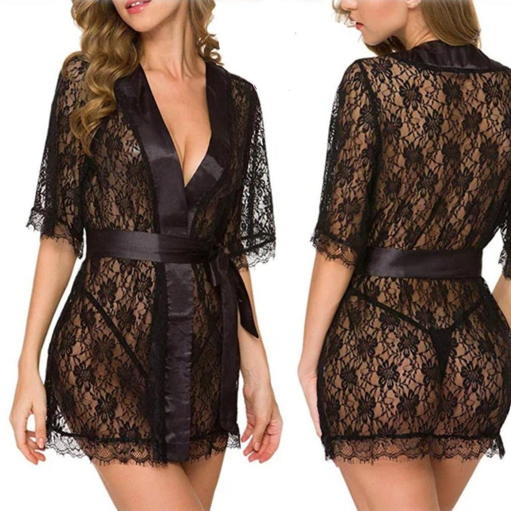 Bridal Nighty Gown - 2 Piece Set